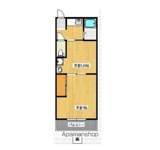 メゾンフォレスト(2K/3階)の間取り写真