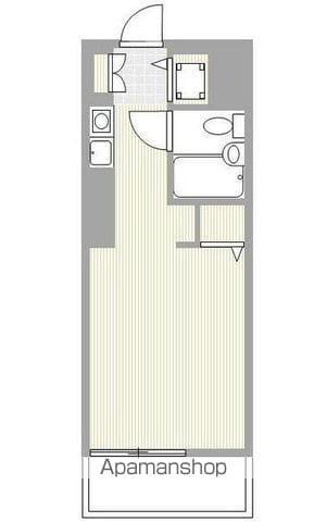 ホーユウコンフォルト白楽C棟(ワンルーム/1階)の間取り写真