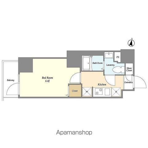 アルファコート立石3(1K/8階)の間取り写真