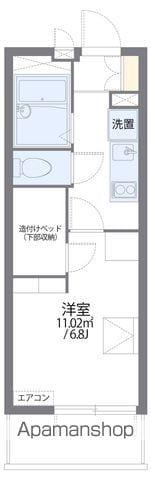 レオパレス白坪(1K/1階)の間取り写真