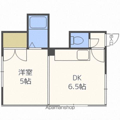 一光ハイムA(1DK/2階)の間取り写真