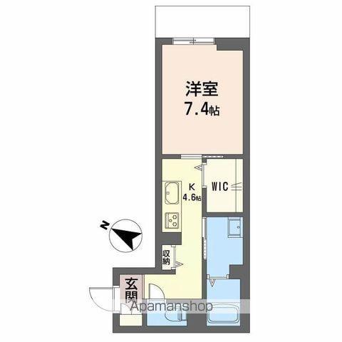 PARADISO本荘(1K/1階)の間取り写真