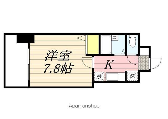 パティオス平尾(1K/5階)の間取り写真