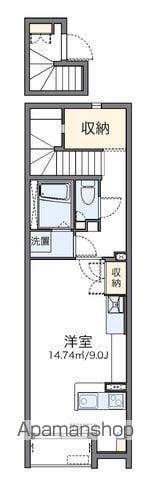 レオネクストミント(ワンルーム/2階)の間取り写真