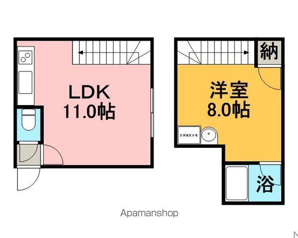 プライムハウスひばりが丘(1LDK/1階)の間取り写真