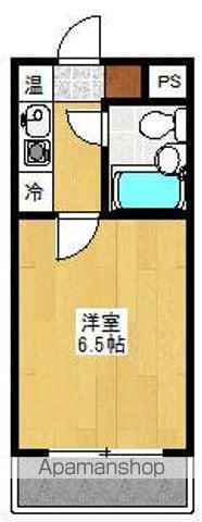 トレンタハウス桜新町(1K/4階)の間取り写真
