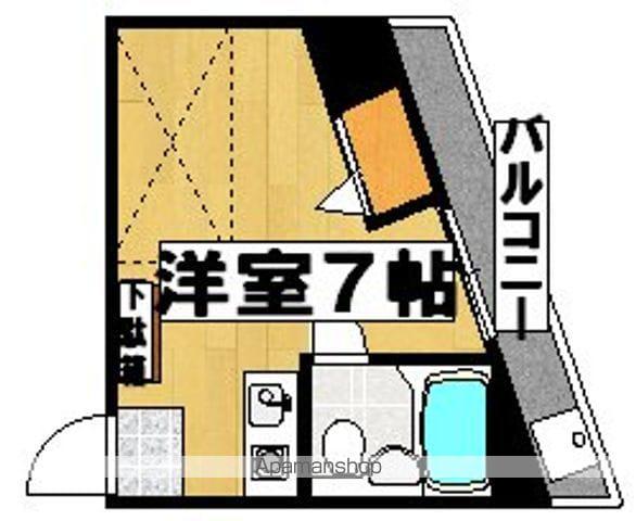 ステージ村田2(ワンルーム/3階)の間取り写真