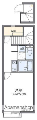レオネクストオーエス22(1K/2階)の間取り写真