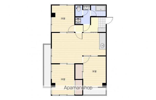 リゾンデ(2LDK/2階)の間取り写真