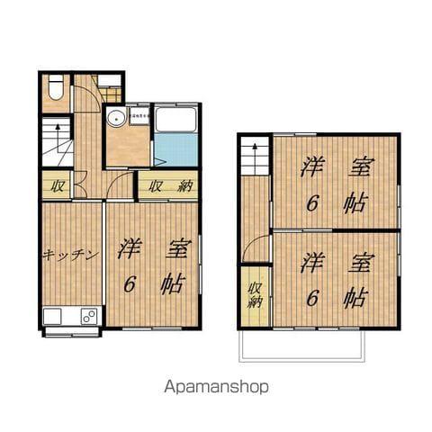 ハイツ羽場1(3K)の間取り写真