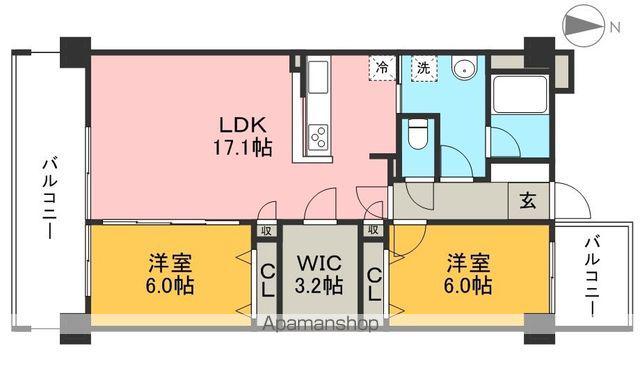 MAISON DE FERME メゾン・ド・フェルム(2SLDK/1階)の間取り写真