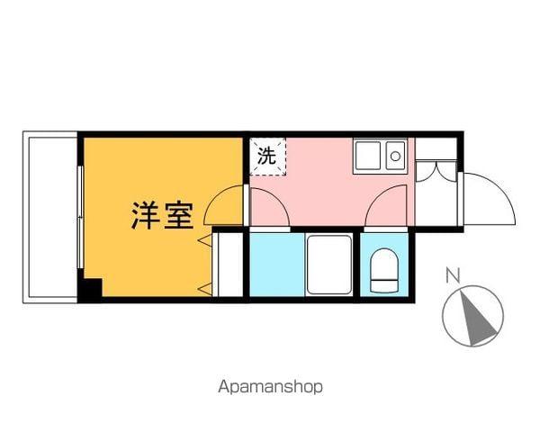 カテリーナ両国(1K/5階)の間取り写真