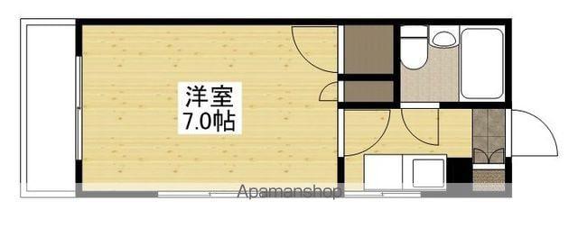 山本ビル(1K/3階)の間取り写真