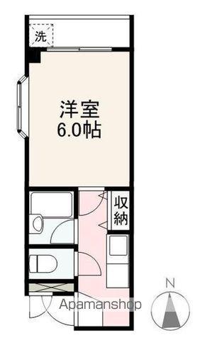 エトワール木太(1K/2階)の間取り写真