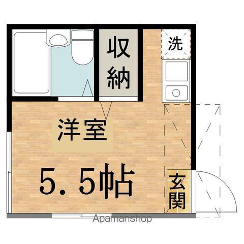 ライツェハウス(ワンルーム/2階)の間取り写真
