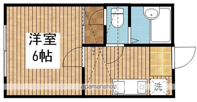 アクアノムラA棟(1K/1階)の間取り写真