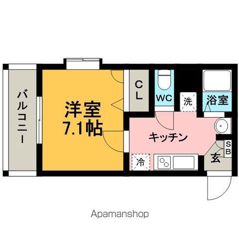 第16川崎ビル(1K/7階)の間取り写真