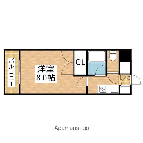 ENDOビルⅡ(1K/5階)の間取り写真