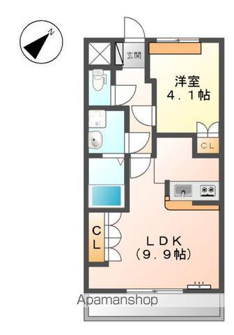 レグルスハイム(1LDK/2階)の間取り写真