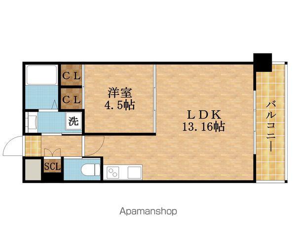 プレジオ森之宮(1LDK/3階)の間取り写真