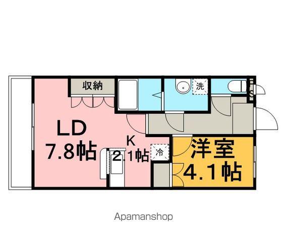 レグルスハイム(1LDK/2階)の間取り写真