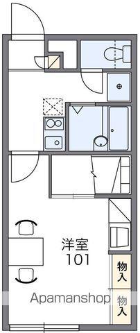 レオパレスMINTON(1K/1階)の間取り写真