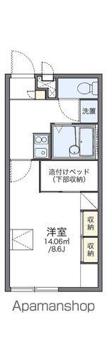 レオパレスラ・ネージュ(1K/2階)の間取り写真