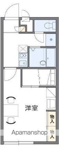 レオパレスK COURT(1K/1階)の間取り写真