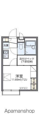 レオパレス櫻根南(1K/2階)の間取り写真