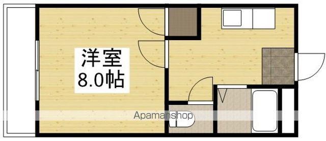 グリーンパーク賞田(1K/5階)の間取り写真