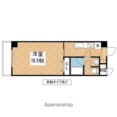 ウイングパーク(1K/7階)の間取り写真