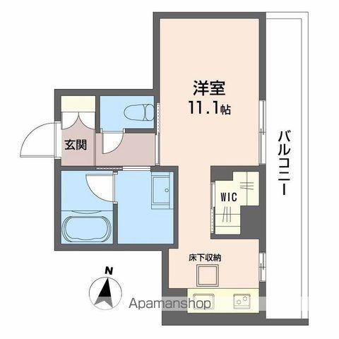MAISON DE ASHLEY(ワンルーム/1階)の間取り写真