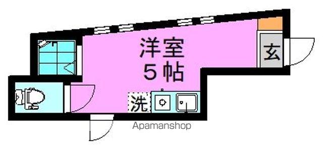 RH VILLA新高円寺(ワンルーム/1階)の間取り写真