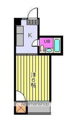 メゾン北斗(1K/3階)の間取り写真