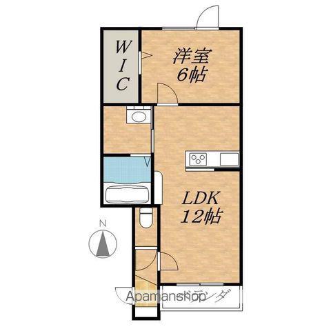 CHER・MAISON・C(1LDK/2階)の間取り写真