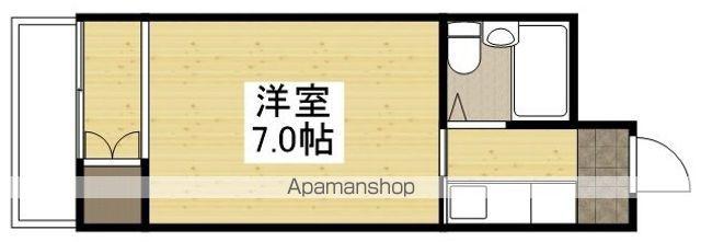 コーポ寿(1K/2階)の間取り写真