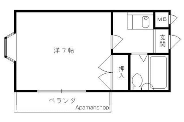 アークハイツ 城南宮(1K/3階)の間取り写真