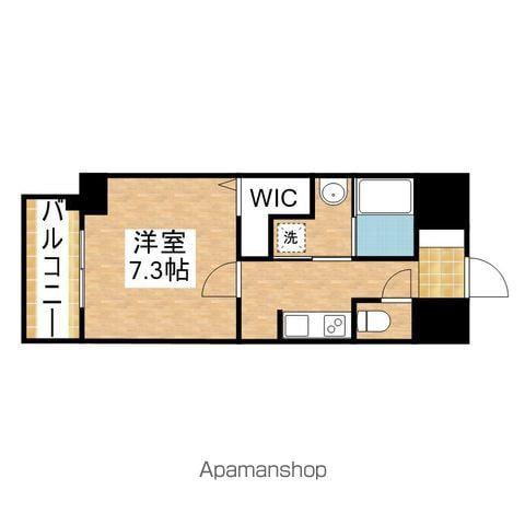 SーRESIDENCE今池駅前(1K/2階)の間取り写真