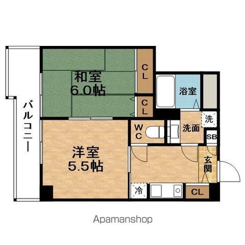 ETOILEKITAUMEDA(2K/5階)の間取り写真