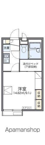レオパレスOSHIMA(1K/2階)の間取り写真
