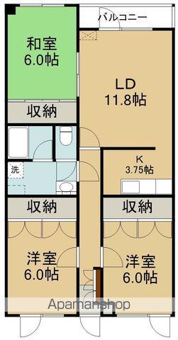 コートJ(3LDK/2階)の間取り写真
