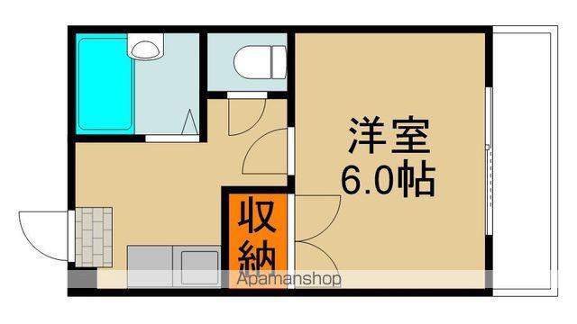 MPLAZA西三荘駅前(1K/3階)の間取り写真