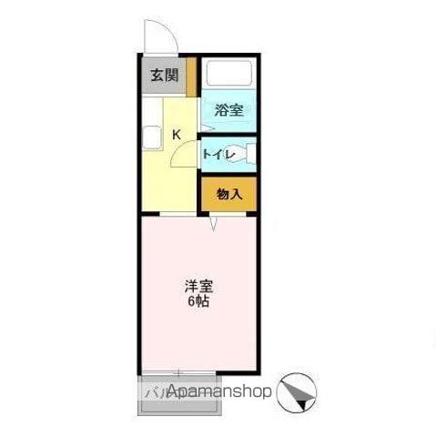 マイステージ21番館(1K/2階)の間取り写真