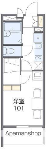 レオパレスワイナーム(1K/1階)の間取り写真