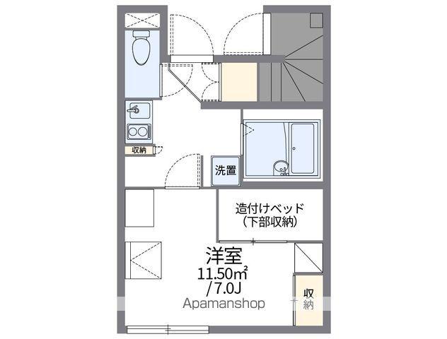 レオパレスセントレアリ22(1K/1階)の間取り写真