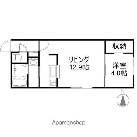 RAGUSA N5W17 A(1LDK/5階)の間取り写真