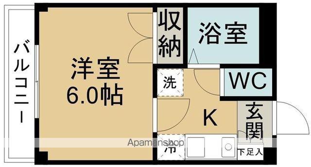 MYコーポ(1K/2階)の間取り写真