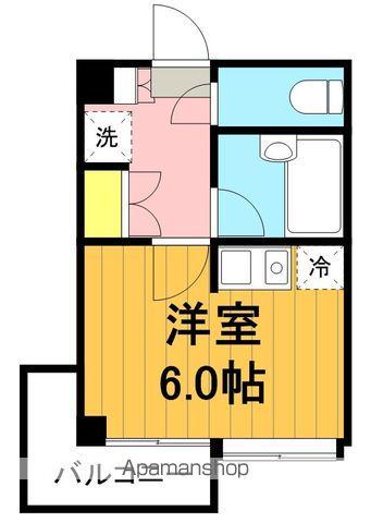 LILY-BE郡山Ⅰ(ワンルーム/3階)の間取り写真