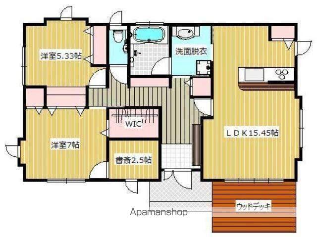 鹿島線 鹿島神宮駅 徒歩15分 1階建 築12年(2SLDK)の間取り写真