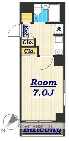 メゾン・ド・ボックス(1K/2階)の間取り写真